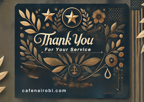 Café Nairobi Military Service Appreciation Gift Card